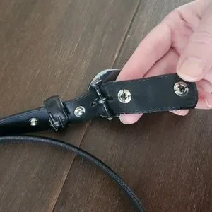 Simon Sebbag | Accessories | Simon Sebbag Black Leather Belt  display picture 3